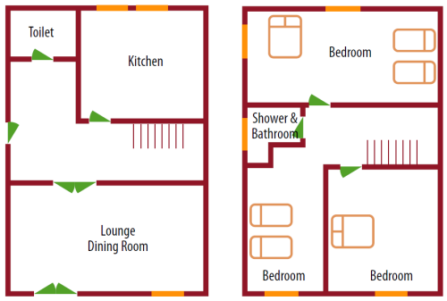 Floorplan for Stable Cottage