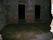 Ghost in window photographed by customer on ghost walk