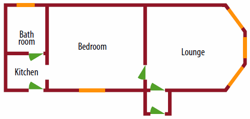 Floorplan for The Gatehouse