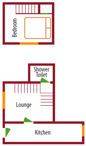 Floorplan for The Retreat