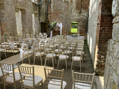 Outside Ceremony in the Library Area of the Ruins for 76